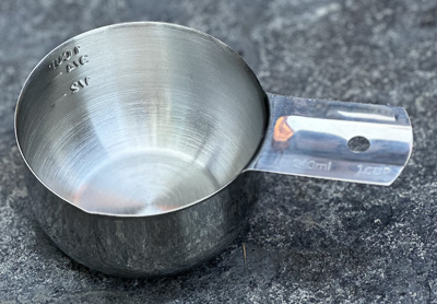 1 cup Stainless Steel Measuring Cup for Dry Ingredients