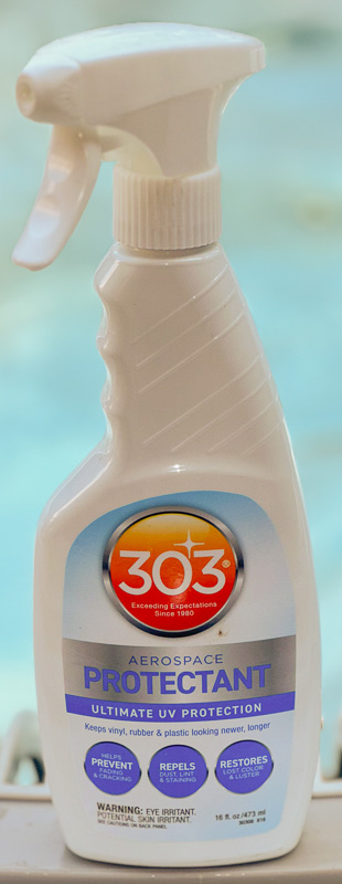 303 Protectant Spray for Cleaning Outside of Cover and Hot Tub Shell