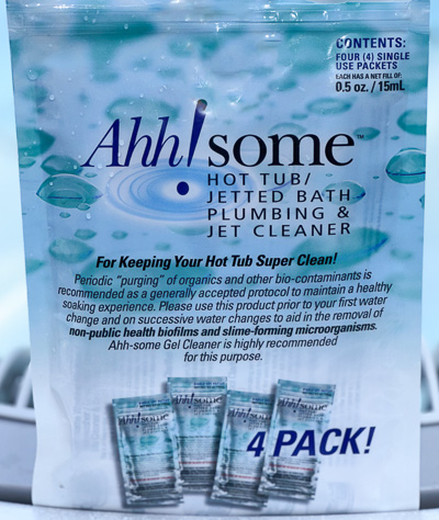 Hot Tub Jet Cleaner to Flush Plumbing before Draining