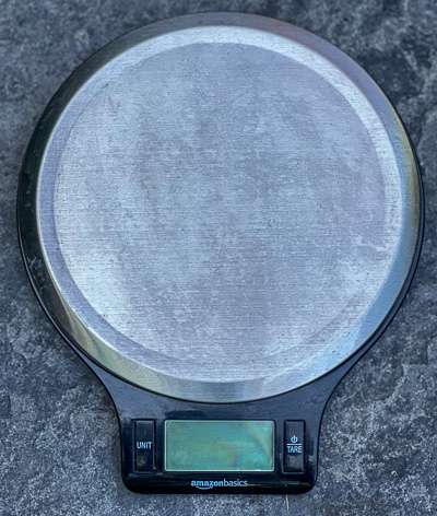 Digital Kitchen Scale for Measuring Dry Ingredients