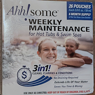 Ahh-some Weekly Maintenance to destroy biofilms and other contaminants that are resistant to chlorine.